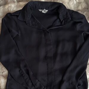H&M Elegant Black Blouse
